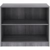 Lorell Weathered Charcoal Laminate Bookcase 2