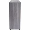 Lorell Weathered Charcoal Laminate Bookcase 4