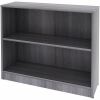 Lorell Weathered Charcoal Laminate Bookcase 5