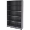 Lorell Weathered Charcoal Laminate Bookcase 5