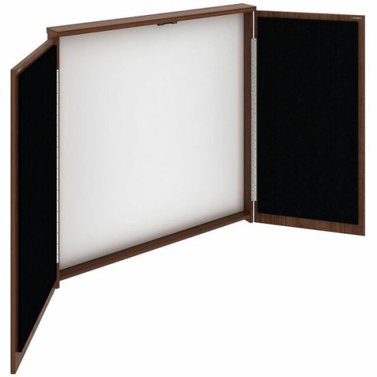Lorell Dry-Erase Whiteboard Presentation Cabinet 1