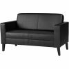 Lorell Soft-Seating Loveseat with Power Charging 11