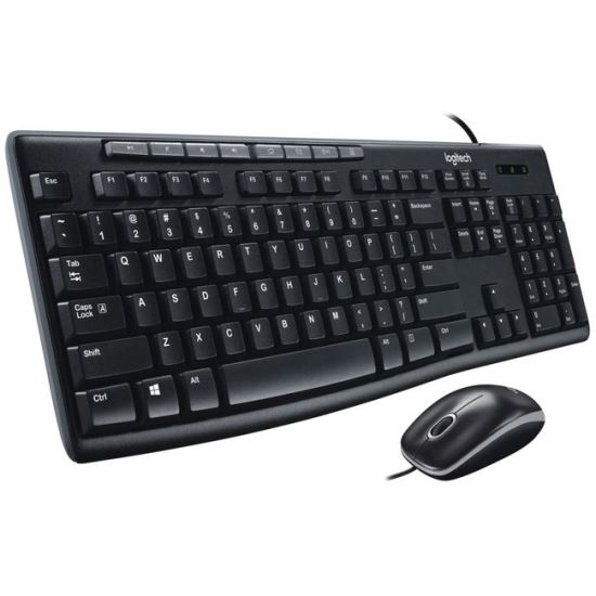 Logitech MK200 Media Corded Keyboard and Mouse Combo 1