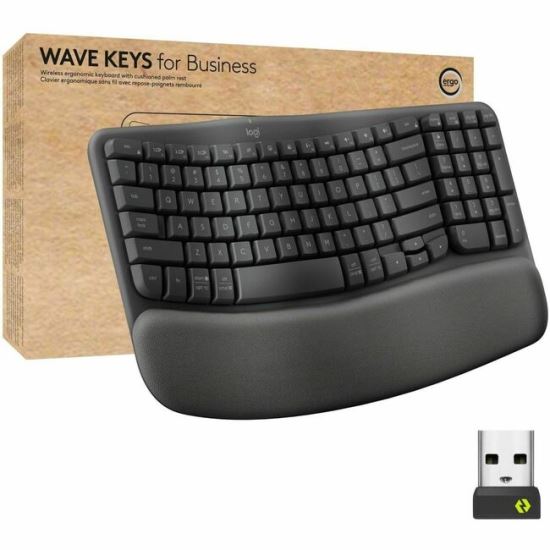 Logitech Wave Keys for Business Ergonomic Keyboard 1