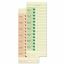 Lathem Time Cards, Weekly, 2-Sided, 3 3/8" x 9" , Box Of 100 1