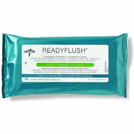 Medline ReadyFlush Biodegradable Flushable Wipes 1