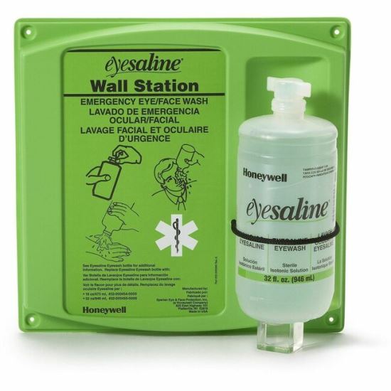 Medline Eyesaline Wall-Mount Eyewash Station 1