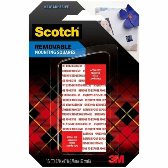 Scotch Removable Double-Sided Mounting Squares 1