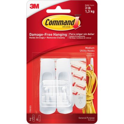 Command Strip Adhesive Hooks 1