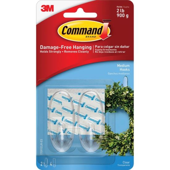 Command 2 lb. Strips Medium Hanging Hooks 1