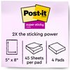 Post-it® Super Sticky Lined Notes - Energy Boost Color Collection 2