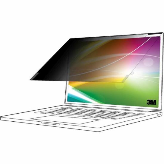 3M Bright Screen Privacy Filter for 15.6in Full Screen Laptop, 16:9, BP156W9E Black, Matte 1
