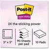 Post-it® Super Sticky Pop-up Notes R330-10SSJOY, 3 in x 3 in (76 mm x 76 mm) 4