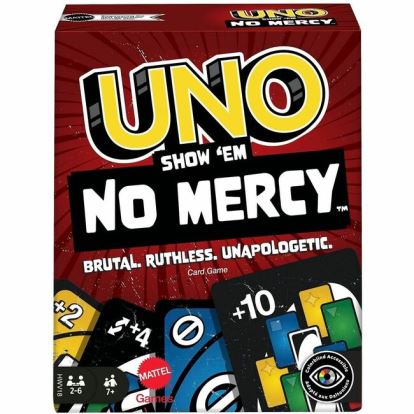 UNO Show 'Em No Mercy Card Game For Kids, Adults & Family Night, Parties And Travel 1