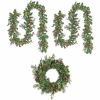 National Tree Wreath & Garland Set - Green 1
