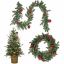 National Tree Wreath & Garland Set - Green 1