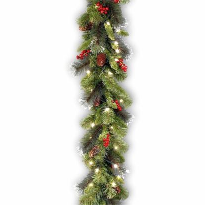 National Tree Crestwood Spruce Decorative Garland - Green 1