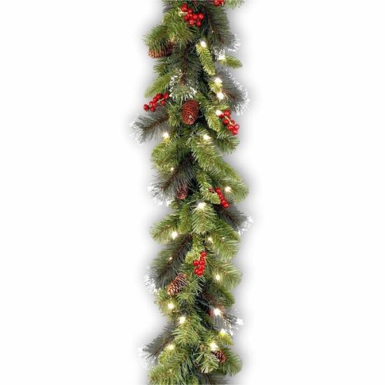 National Tree Crestwood Spruce Decorative Garland - Green 1