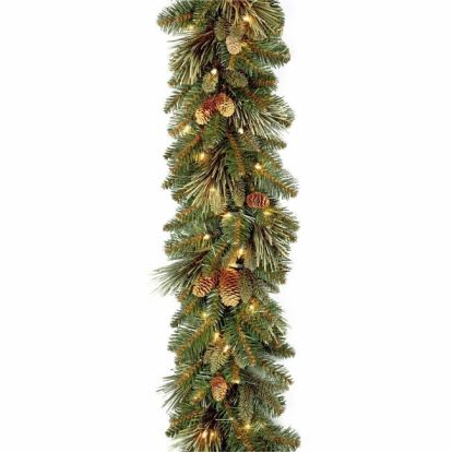 National Tree Carolina Pine Decorative Garland - Green 1