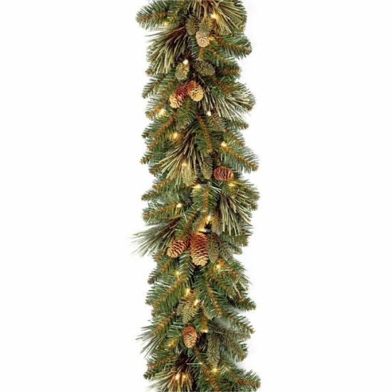 National Tree Carolina Pine Decorative Garland - Green 1