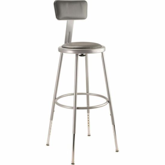 National Public Seating 6400 Series Heavy-Duty Padded Stools 1
