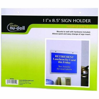 nudell Plastic Sign Holders 1