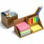 Officemate YouCube Storage Organizer with Sticky Notes 1