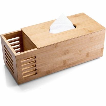 Officemate Bamboo Tissue Box 1