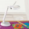 OttLite Space-Saving LED Magnifier Desk Lamp 7