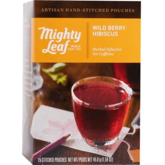 Mighty Leaf Wild Berry Hibiscus Pouch 1