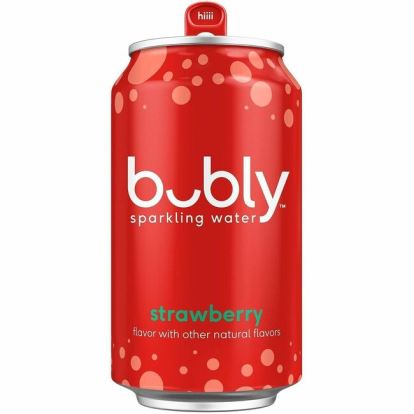 bubly Strawberry Flavored Sparkling Water 1