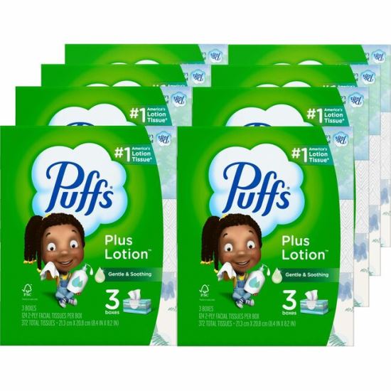 Puffs Plus Lotion Facial Tissue 1
