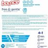 Bounce Free & Gentle Dryer Sheets 8