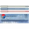 Pentonic Frosted Barrel Ballpoint Pens 1