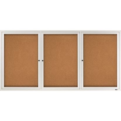 Quartet Enclosed Bulletin Board for Indoor Use 1