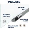 Quartet Infinity Magnetic Glass Dry-Erase Board, White, 48" x 48" 6
