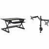 Rocelco Standing Desk Converter & Dual-Monitor Mount 1