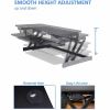 Rocelco Standing Desk Converter & Commercial-grade Anti-Fatigue Mat 4