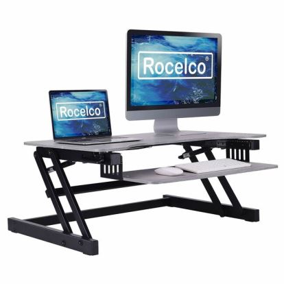 Rocelco DADRG - Sit Stand Desk Riser 1