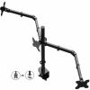 Rocelco RDM3 Desk Mount for LCD Monitor, LED Monitor, Display Stand - Black - Landscape/Portrait 1
