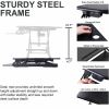 Rocelco Electric Desk Riser & Dual Monitor Mount 4