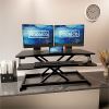 Rocelco VADR 31.5" Hi-Lift Adjustable Desk Riser 4