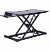 Rocelco Desk Riser & Dual-Monitor Mount 3
