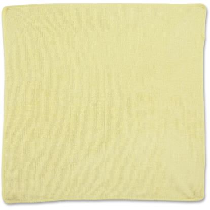 Rubbermaid Commercial 16x16 Light Commercial MF Cloth Yellow 1