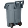 Rubbermaid Commercial Vented Wheeled BRUTE Container, 32 Gal Gray 2