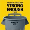 Rubbermaid Commercial Vented Wheeled BRUTE Container, 32 Gal Gray 6