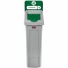 Rubbermaid Commercial Slim Jim Recycling Station 1-Stream Compost, 23 Gal 2