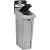 Rubbermaid Commercial Slim Jim Recycling Station 1-Stream Landfill, 23 Gal 3
