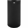 Rubbermaid Commercial Half Round Metallic Waste Receptacle 4