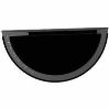 Rubbermaid Commercial Half Round Metallic Waste Receptacle 7